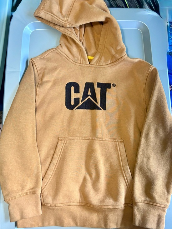 Caterpillar Other - Caterpillar Tan Hoodie with Black Logo